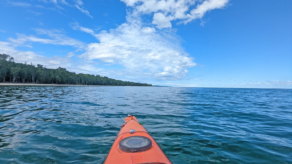 Kayaking around BBI